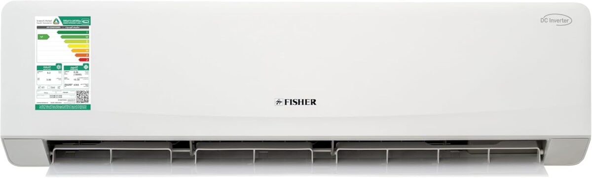 مكيف هواء فيشر سبليت - FSACME-XF18HIB، إنفيرتر بارد وساخن، 18000 وحدة حرارية بريطانية (BTU) - Image 1