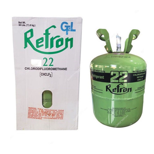 غاز التبريد ريفرون، R-22، HCFC، سائل نقي، 13.6 كجم